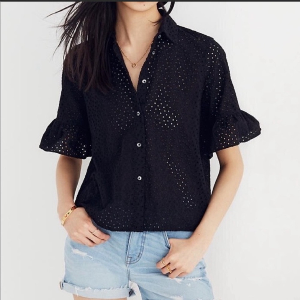 Madewell Eyelet Top